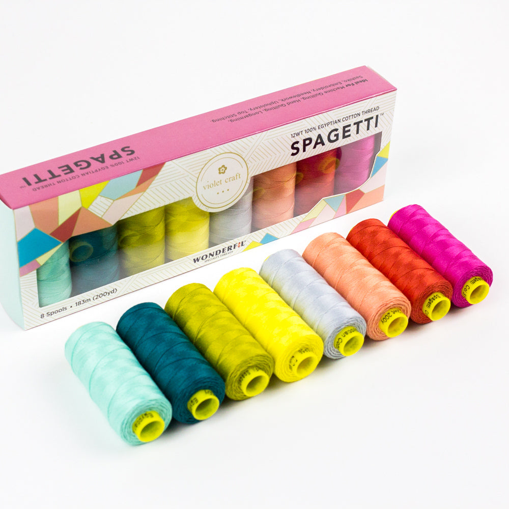 Spagetti 8-Spool Thread Set / Violet Craft