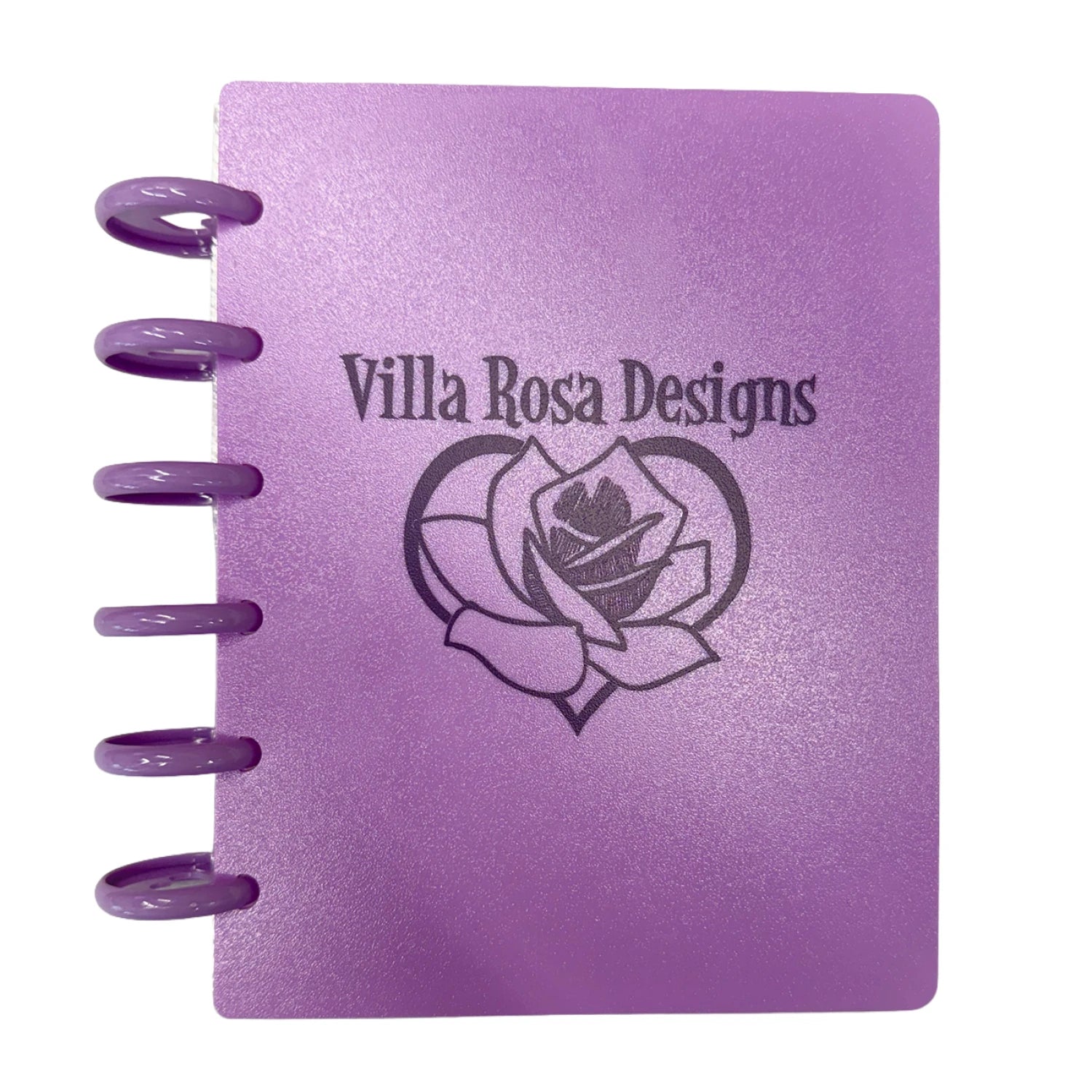 Villa Rosa Pattern Storage Binder / Purple