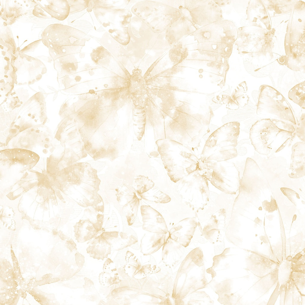 108" Flight of Fancy / Butterfly Wishes in Cream