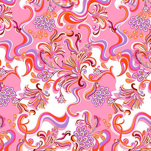 Wanderlust Quilting Cuddle® / Paisley in Pink
