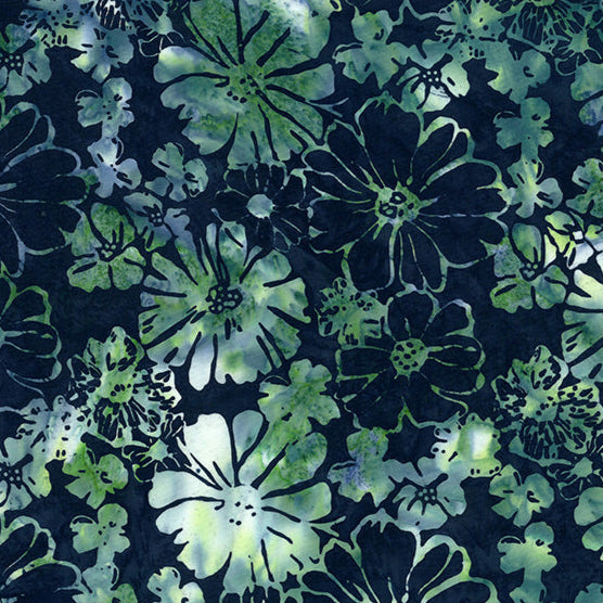 River Walk / Flowers in Black Jade