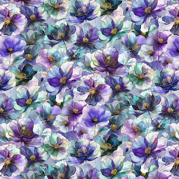 Flourish / Directional Flowers in Amethyst