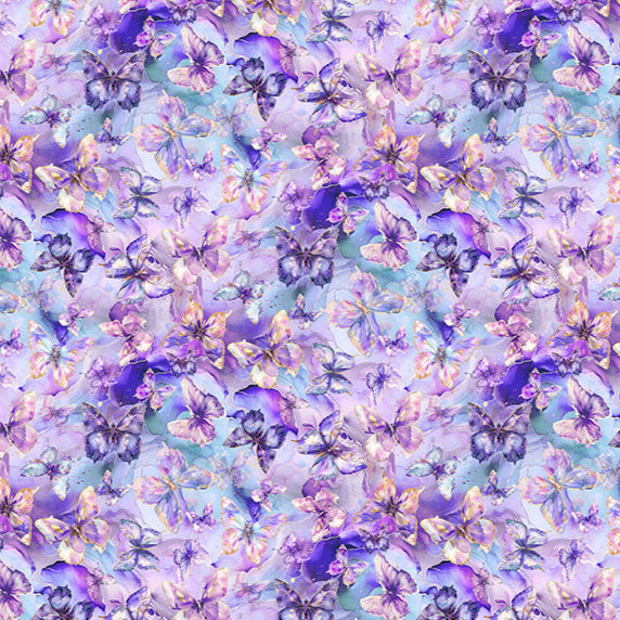 Flourish / Butterflies in Violet