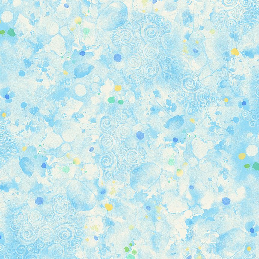 Poppy Serenade / Swirl Texture in Dream