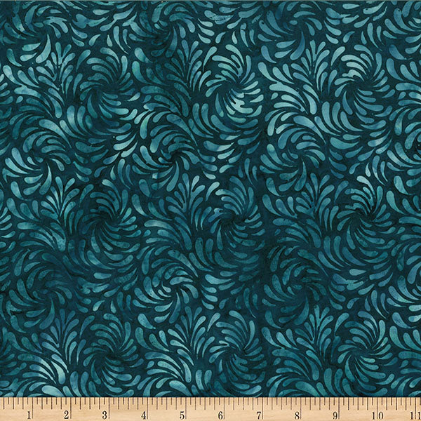 Stone and Stream / Swirly Petals in Riviera