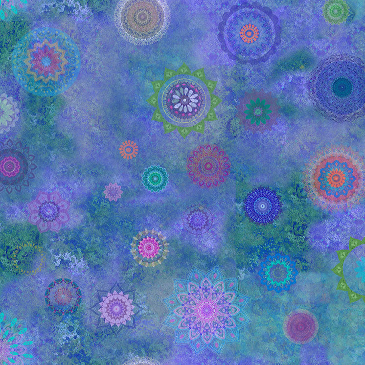 Lily Pond / Mandalas in Periwinkle