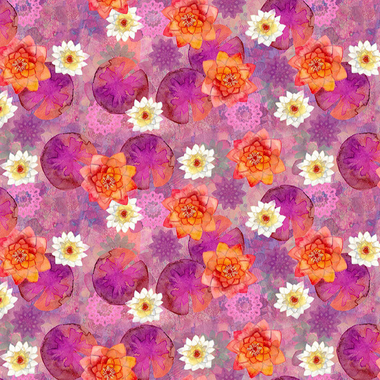 Brown Bag Mystery 2026 / Lily Pond in Raspberry