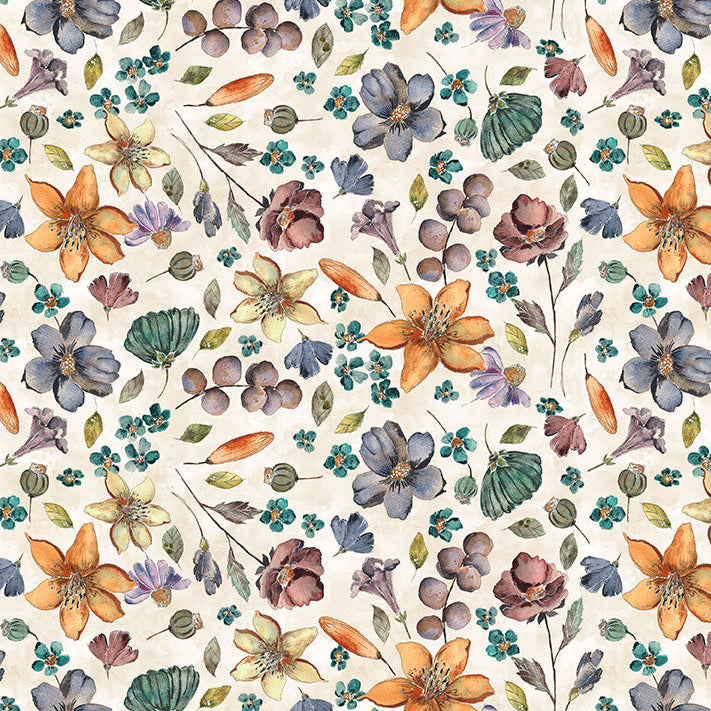 Night Whispers / Floral in Multicolor