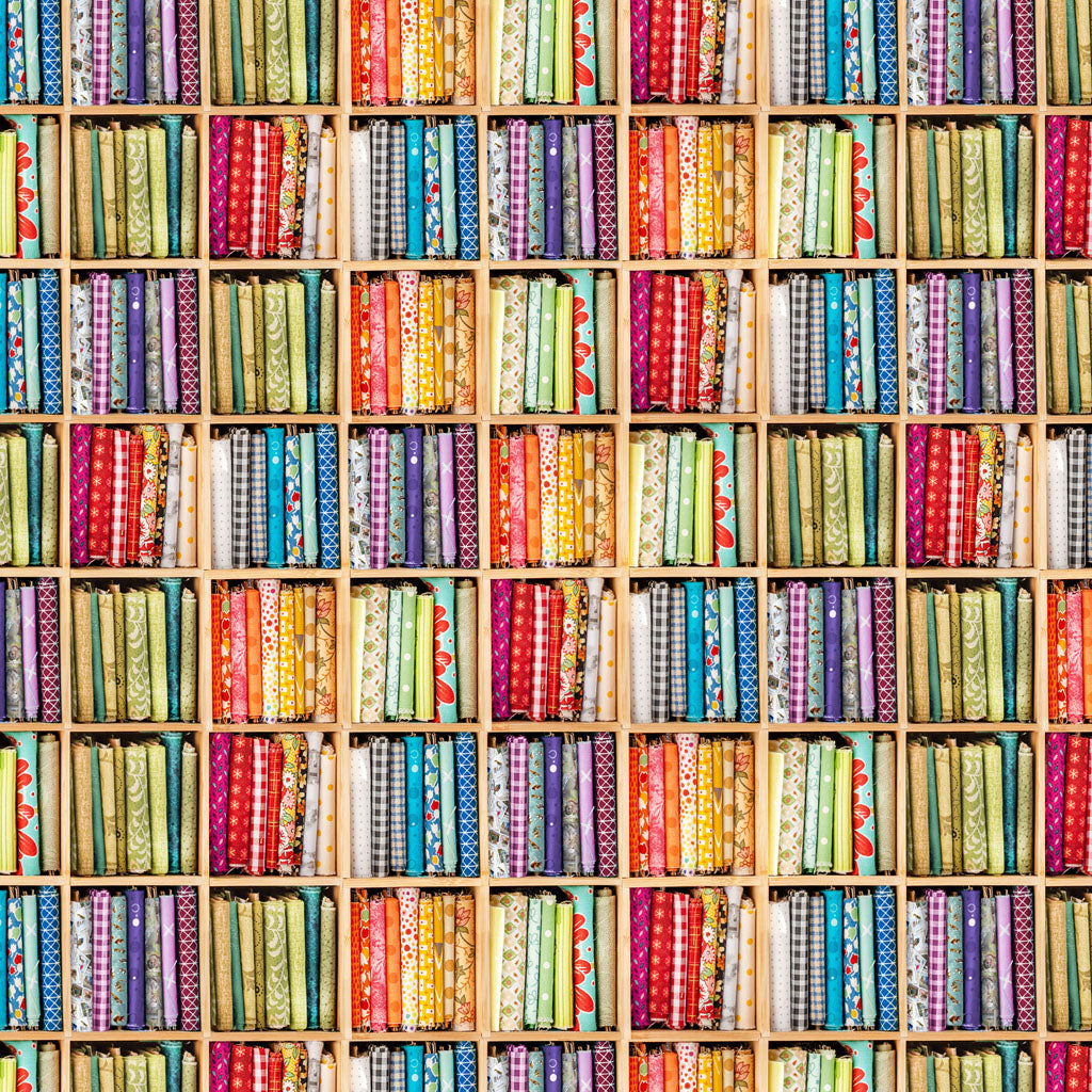 The Secret Life of Squirrels IV / Fabric Shelves in Multi