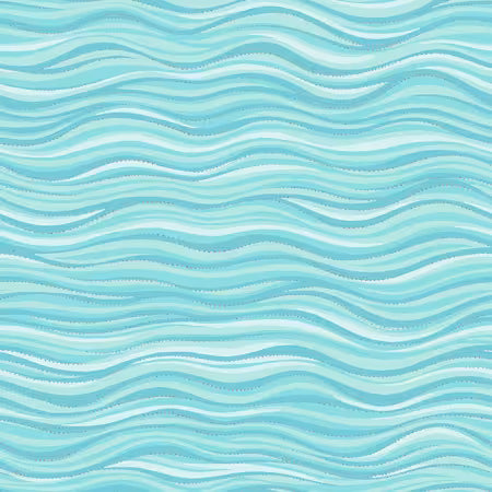108" Laurel Burch / Wave in Light Aqua