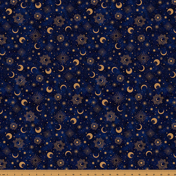 Wish Upon the Night / Moon & Stars in Navy