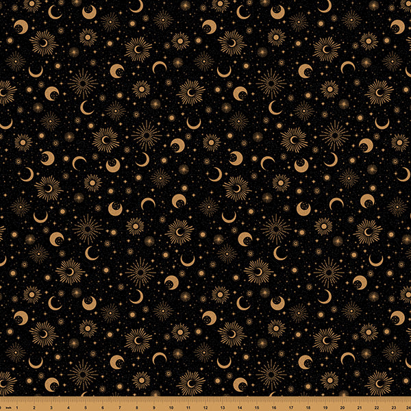 Wish Upon the Night / Moon & Stars in Black