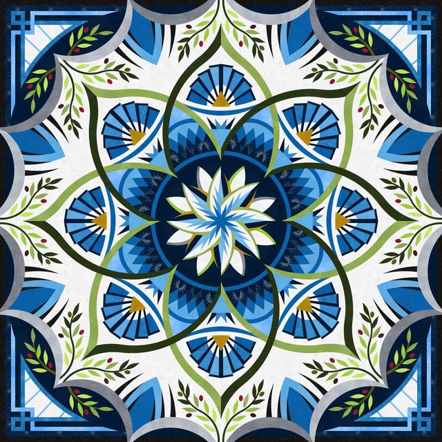 Arcadia: Wall Colorstock Blue Fabric Kit (PRE-ORDER)
