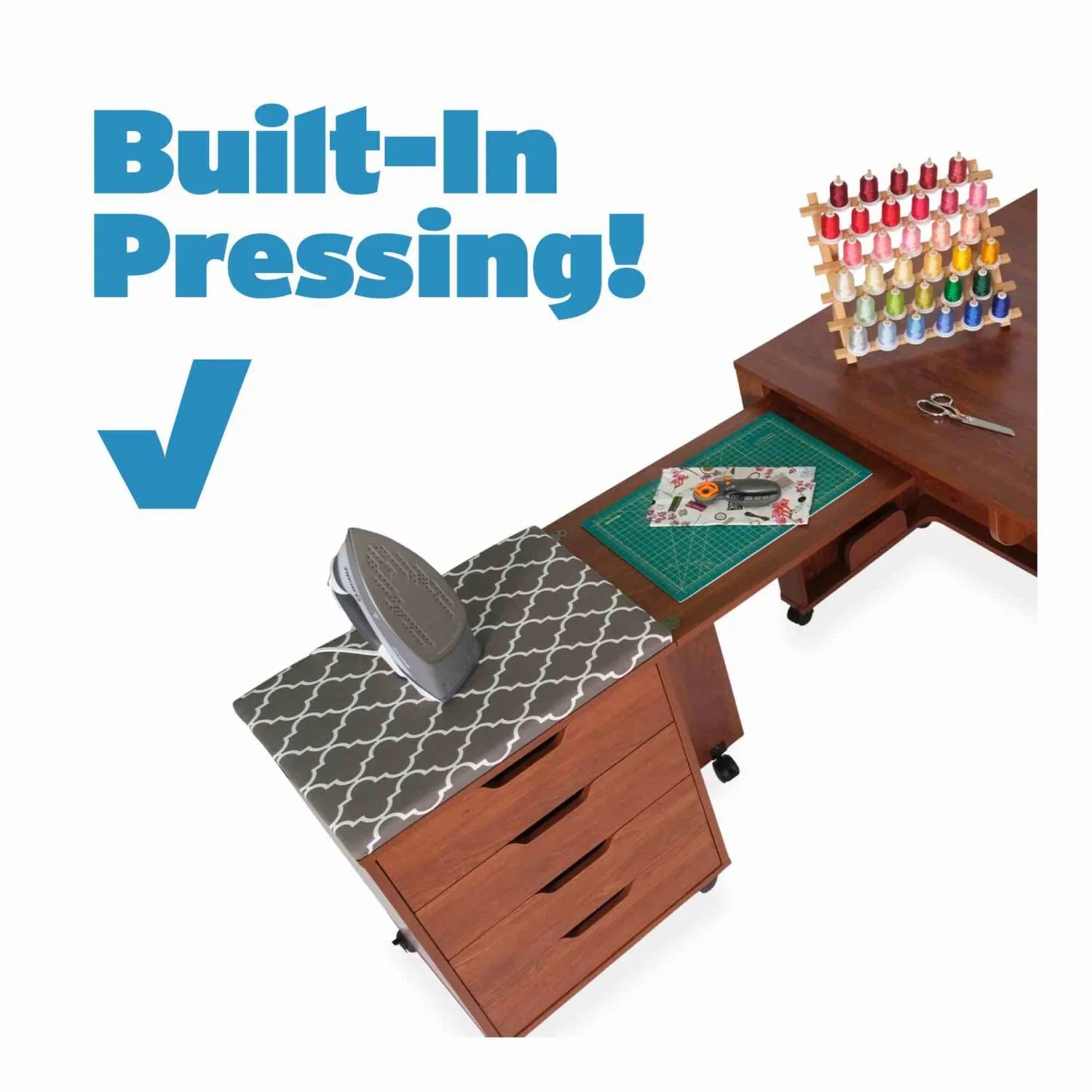 Millie Cutting & Iron Table
