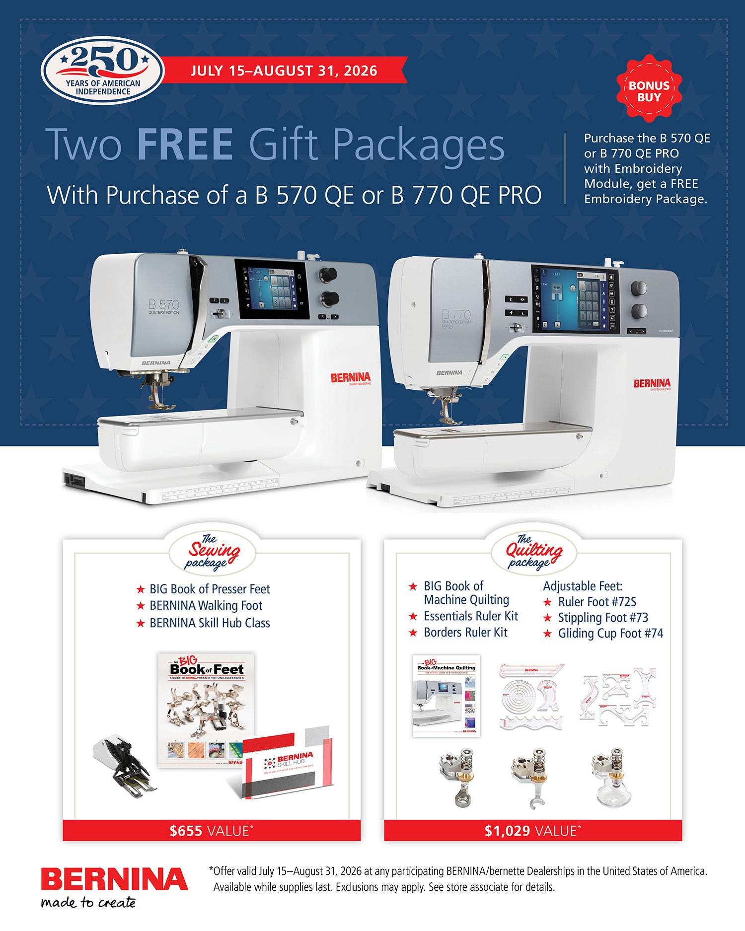 BERNINA 770 QE PRO