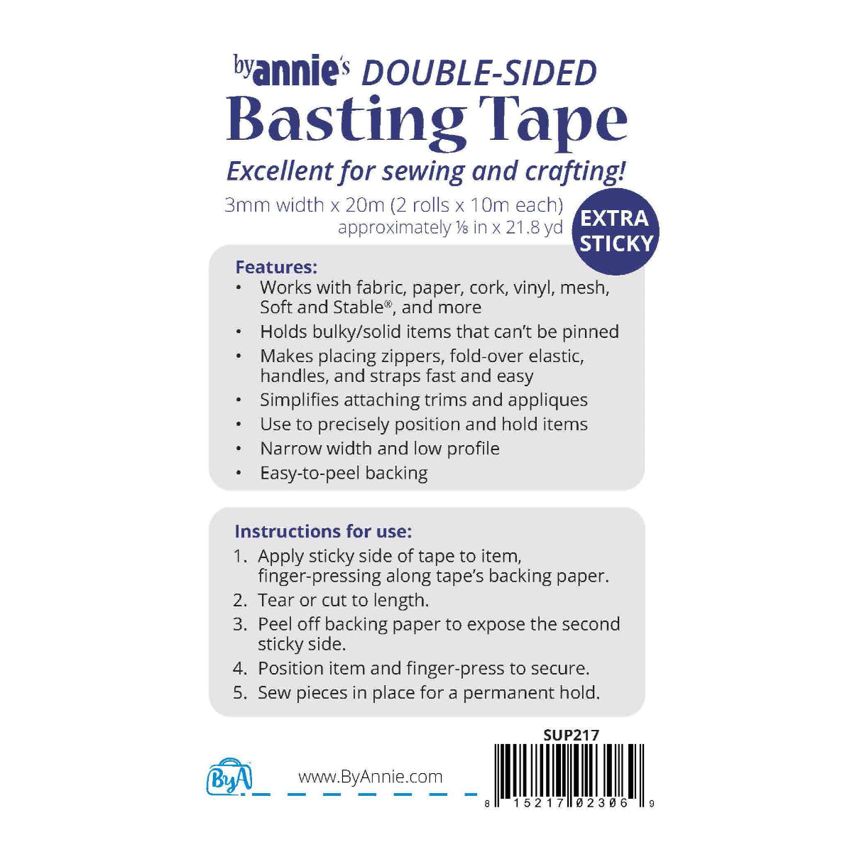 Double Sided Basting Tape