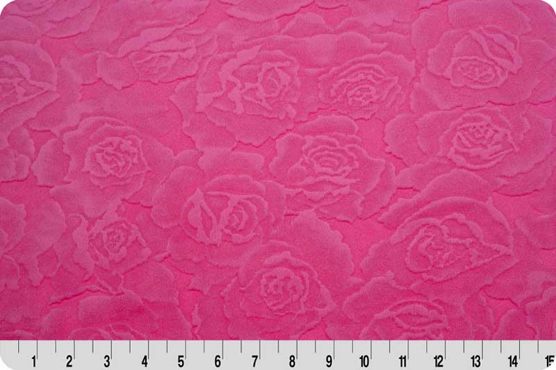 Extra Wide Rose Burnout Cuddle® 3 / Fuchsia
