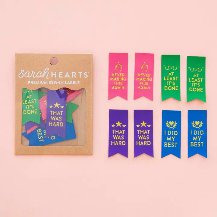 Sarcastic Award Ribbon Sew-In Labels