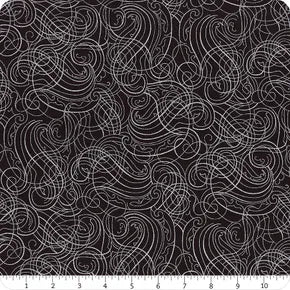 Christmas Wish / Swirls in Onyx & Silver