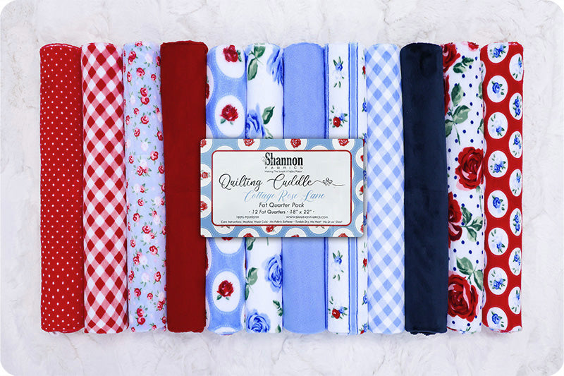 Quilting Cuddle® Fat Quarter Pack / Cottage Blue Bonnet