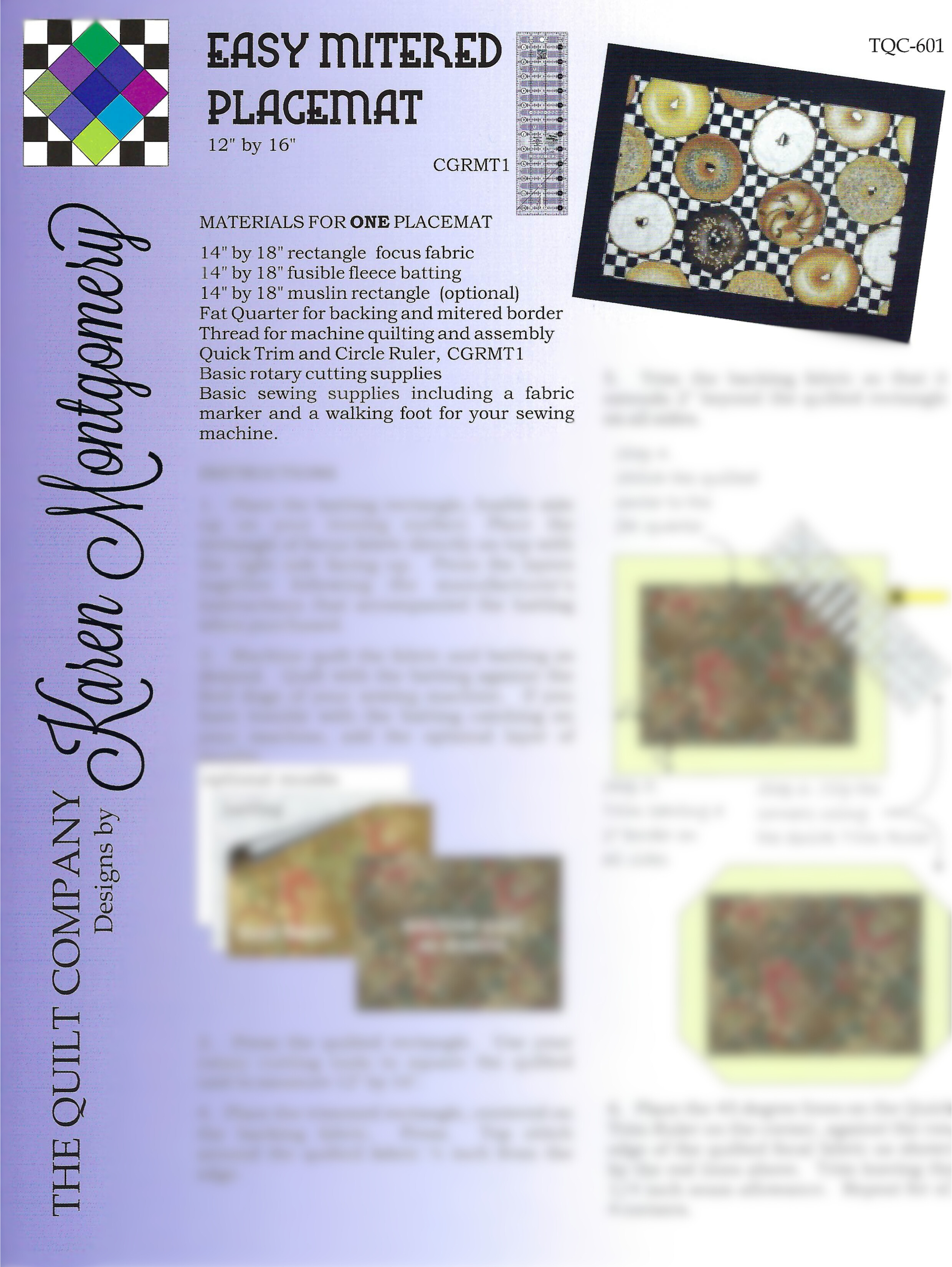 Easy Mitered Placemat