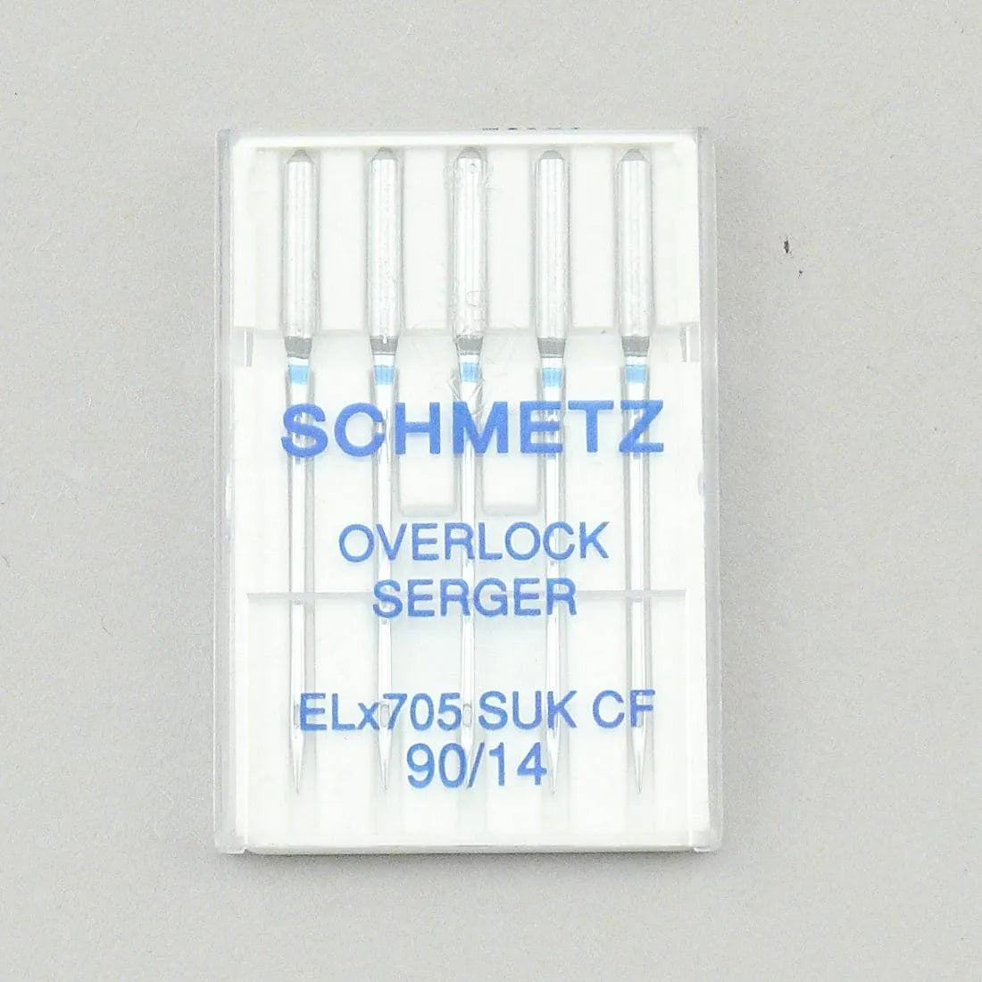 90/14 ELX705 SUK Overlock/Serger Chrome Finish Needles