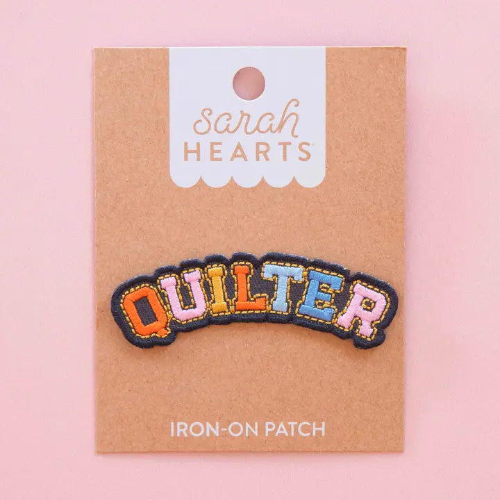 Quilter Iron-On Patch