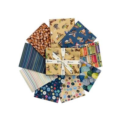 The Secret Life of Squirrels IV / Fat Quarter Bundle