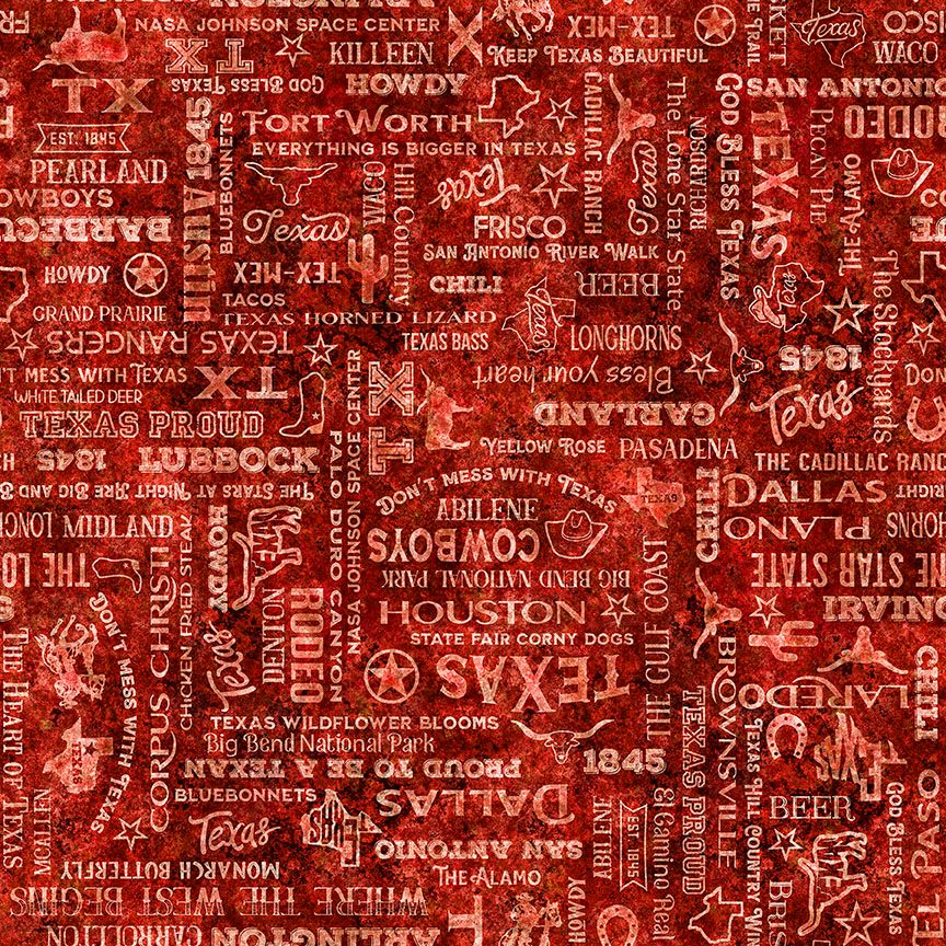 2026 All Texas Shop Hop / Texas Text in Brick