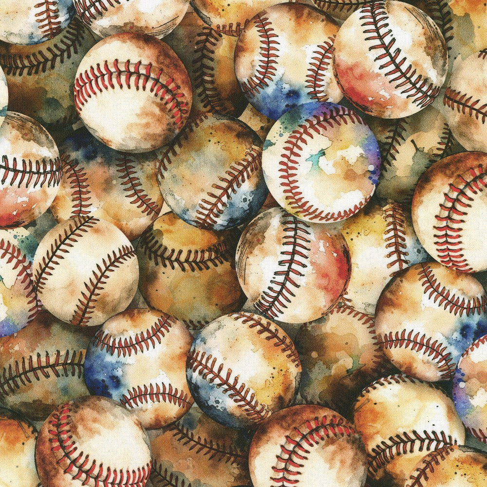 Game Day / Packed Baseballs in Vintage