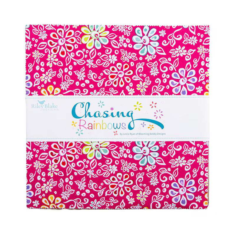 Chasing Rainbows 10" Squares