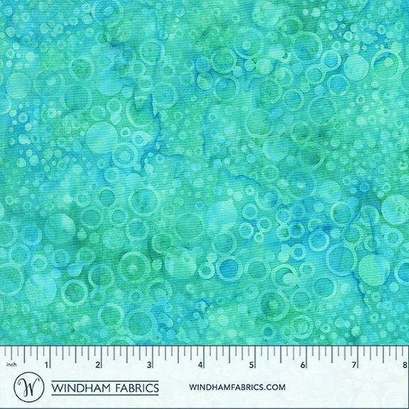 Mediterranean Sea / Circles in Teal