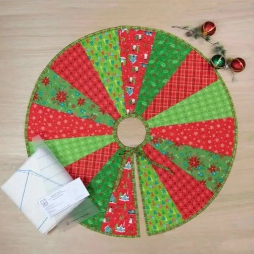 Quilt As You Go Tree Skirt