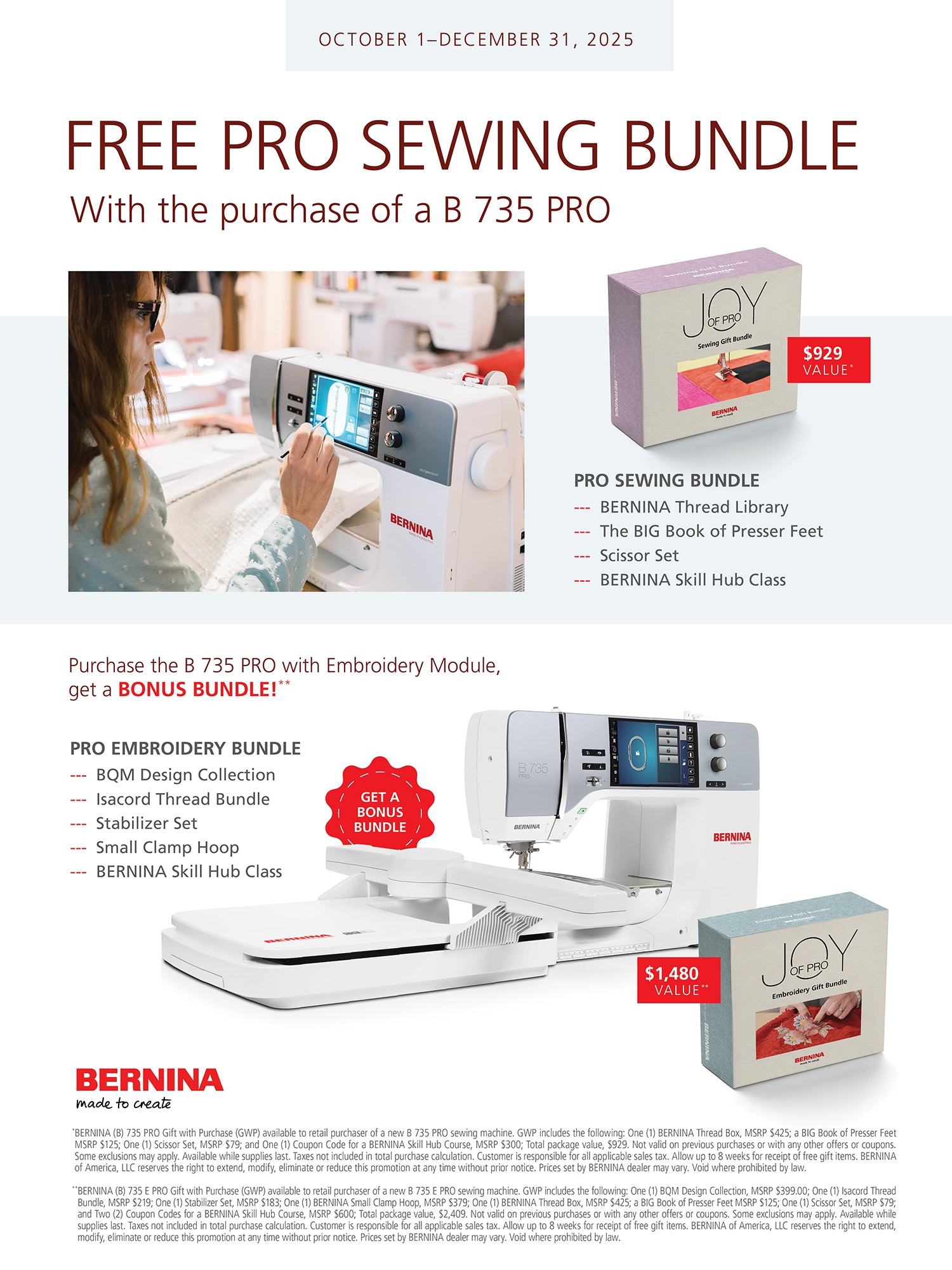BERNINA 735 PRO