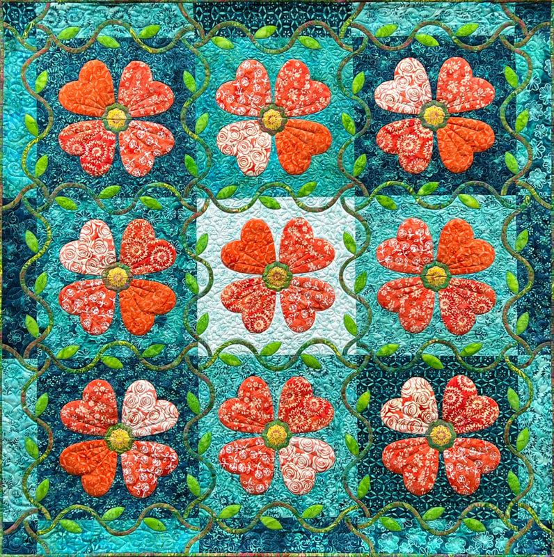 Orange Blossom Quilt Kit