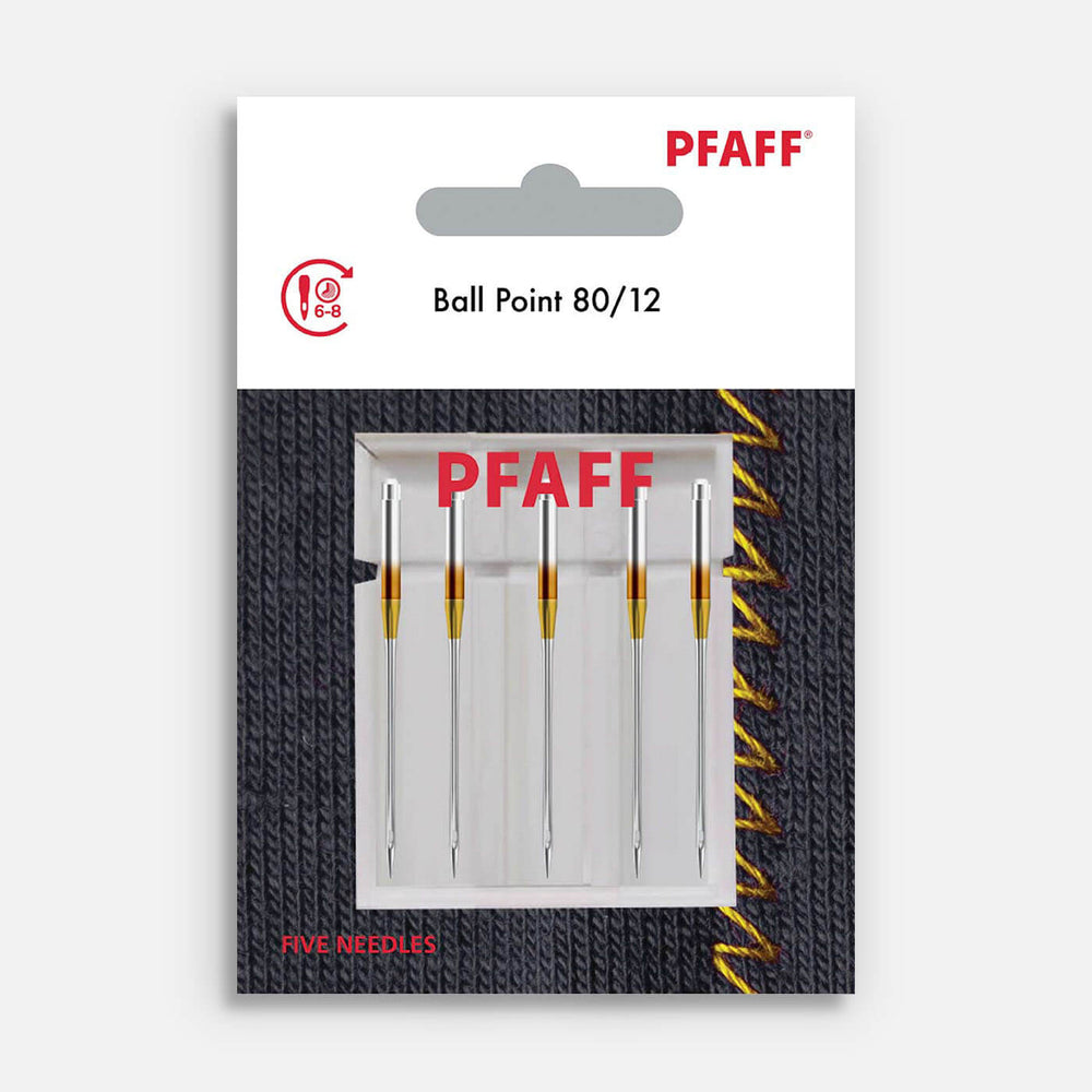 PFAFF Ball Point 80/12 Needles (5 Pack)
