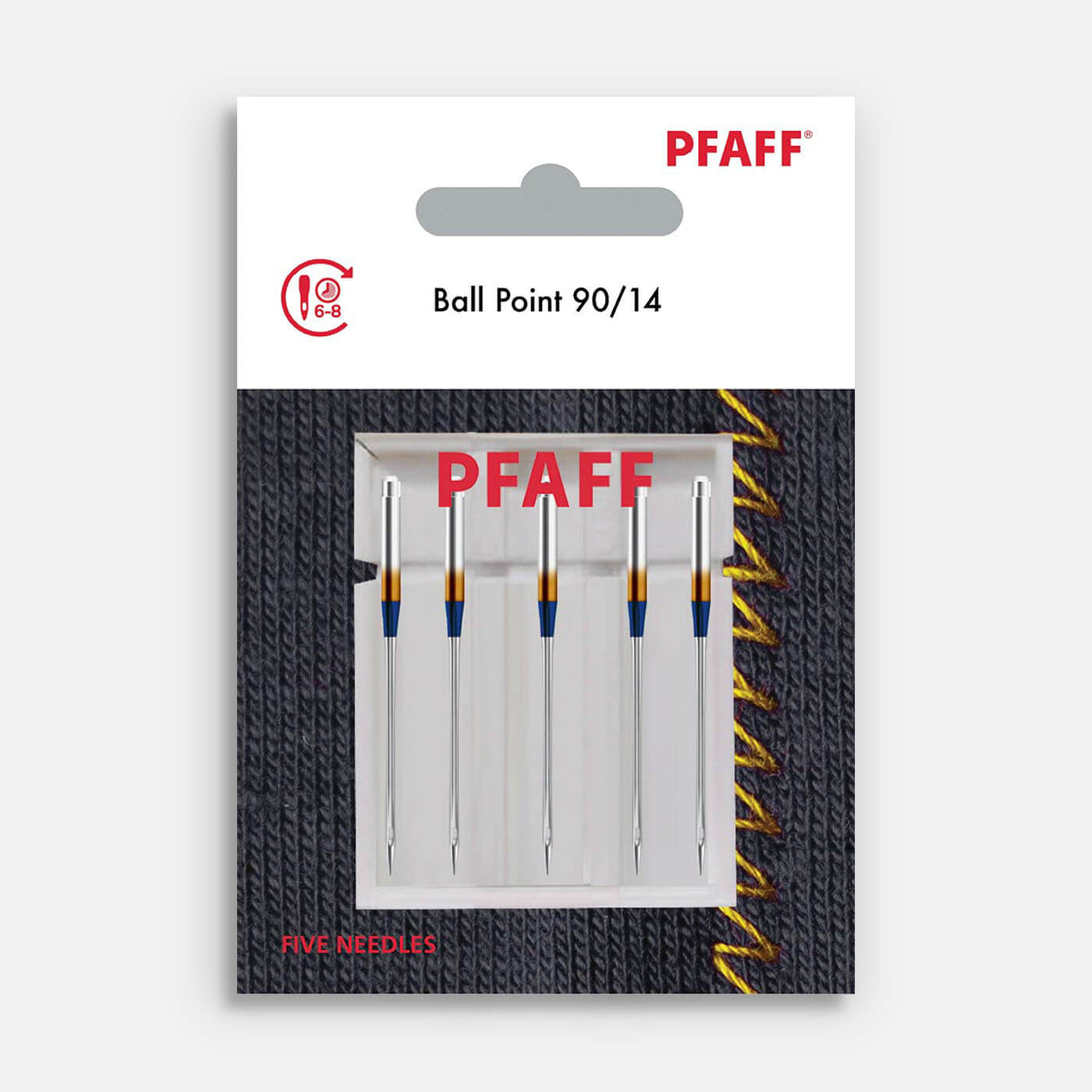 PFAFF Ball Point 90/14 Needles (5 Pack)