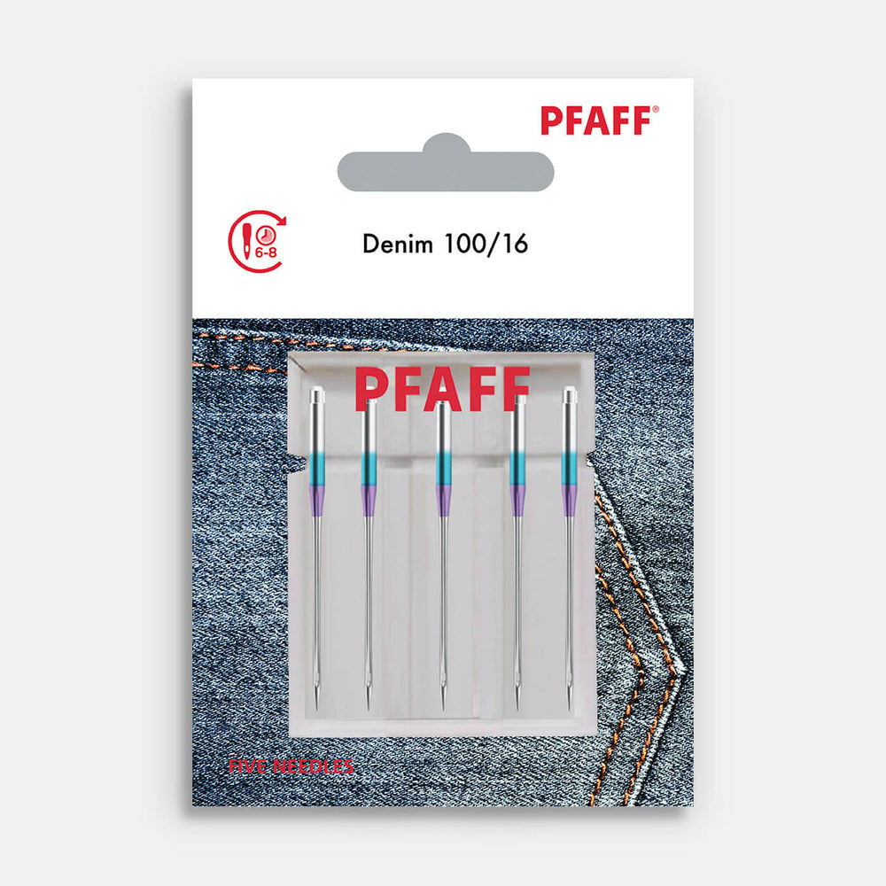 PFAFF Denim 100/16 Needles (5 Pack)