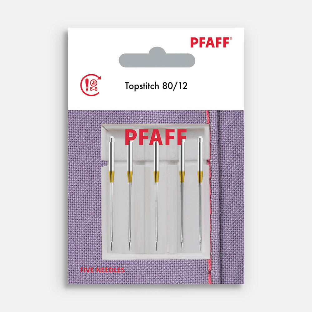 PFAFF Topstitch 80/12 Needles (5 Pack)