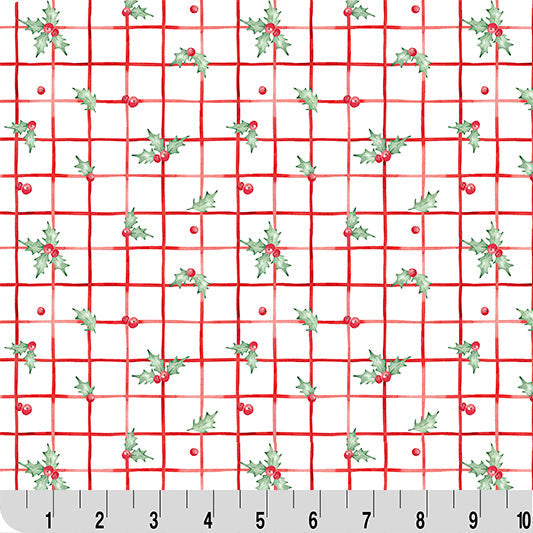 Christmas Keepsake Quilting Cuddle® / Berry Posy in Cardinal
