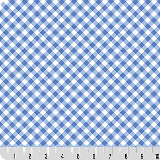 Cottage Rose Lane Quilting Cuddle® / Gingham in Blue Bonnet