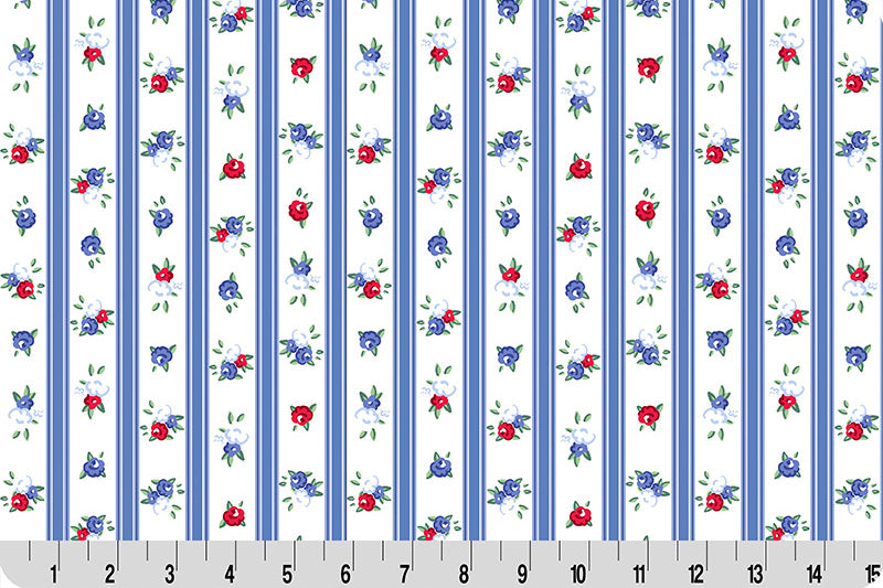 Cottage Rose Lane Quilting Cuddle® / Nottinghill in Blue Bonnet