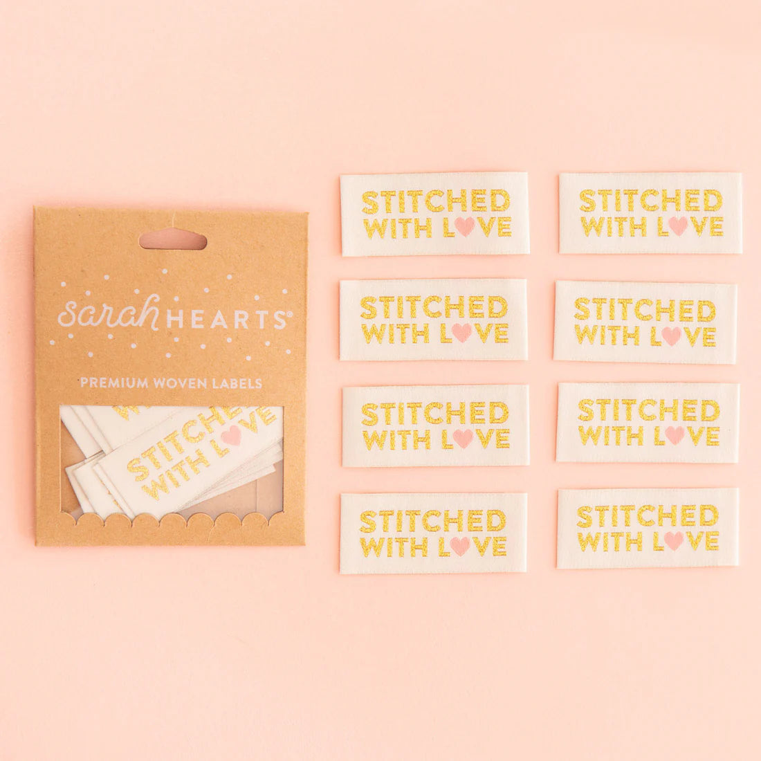 "Stitched With Love" Labels