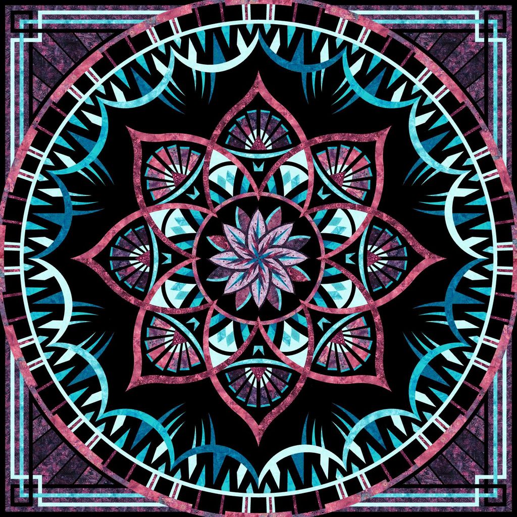 Arcadia: Queen Starlit Batik Fabric Kit (PRE-ORDER)