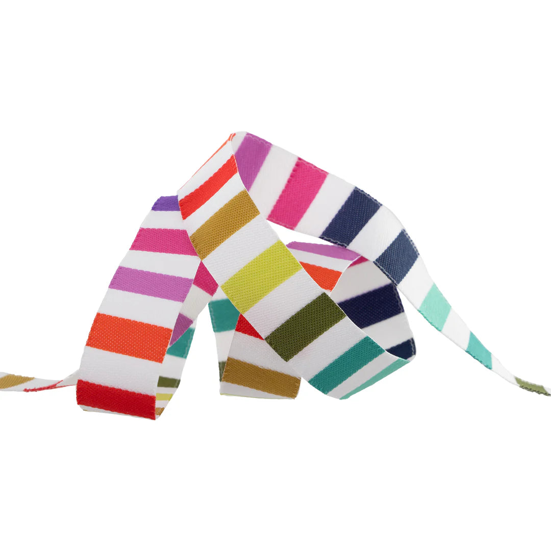 Tula Pink "Rainbow Stripe" Ribbon