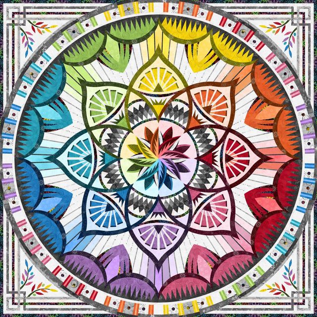 Arcadia: Queen Colorstock Rainbow Fabric Kit (PRE-ORDER)