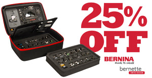 BERNINA ACCESSORY SALE ENDS 12/31!