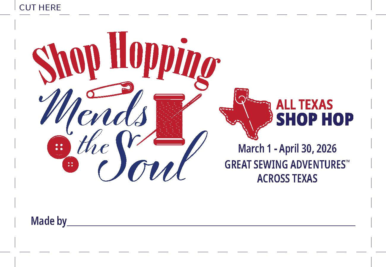 2026 All Texas Shop Hop / 4"x6" Quilt Label