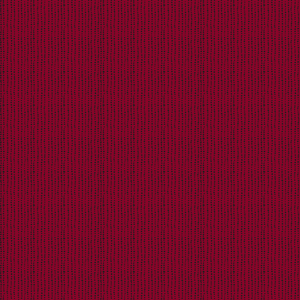 Merlot / Dotty Stripe in Dark Red