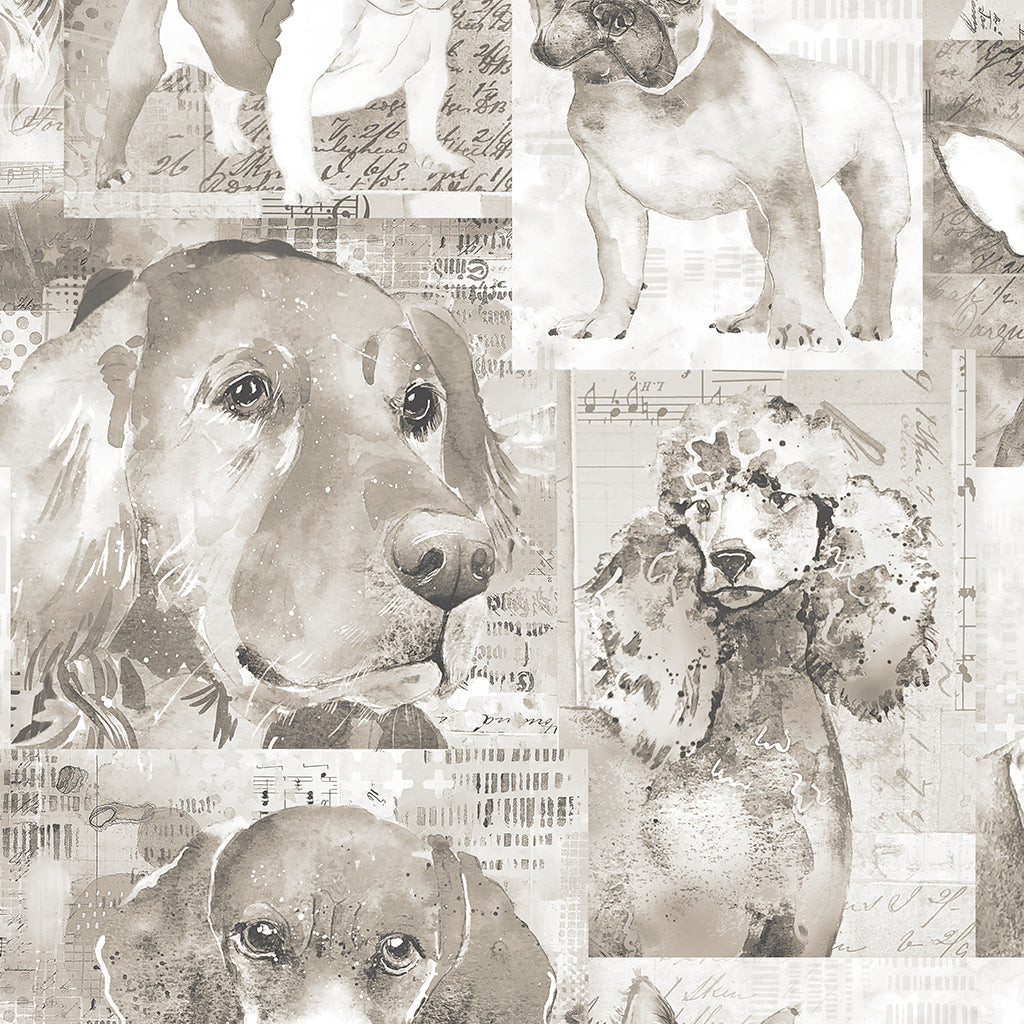 Best Friends / Collage in Taupe